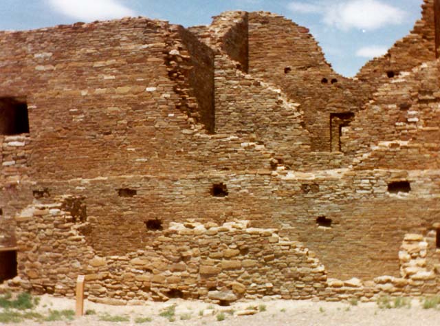 [Chaco Canyon - Pueblo del Arroyo - Looking north]