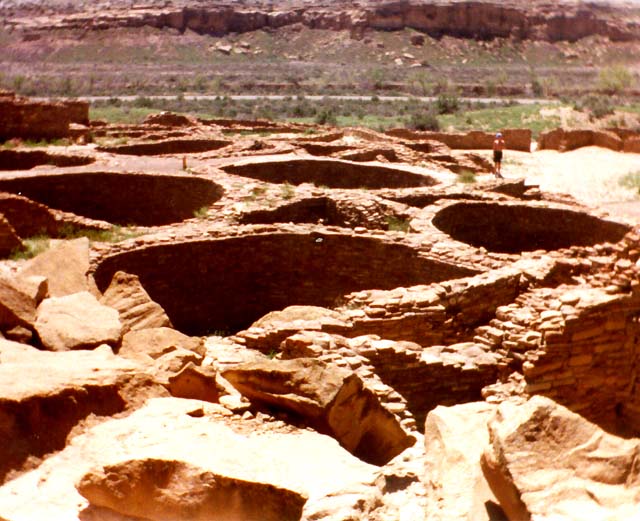 [Chaco Canyon kivas]