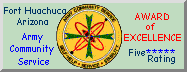 [Fort Huachuca Army Community Service Award]